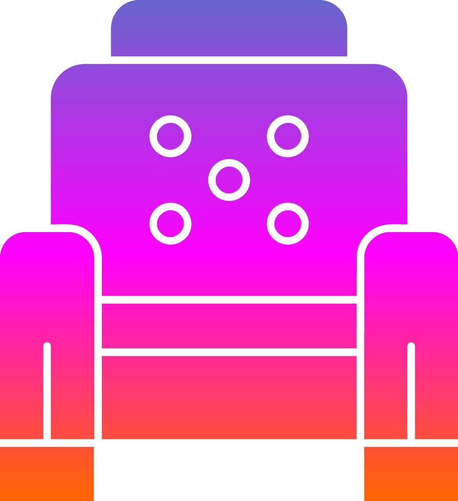 Armchair Vector Icon Design