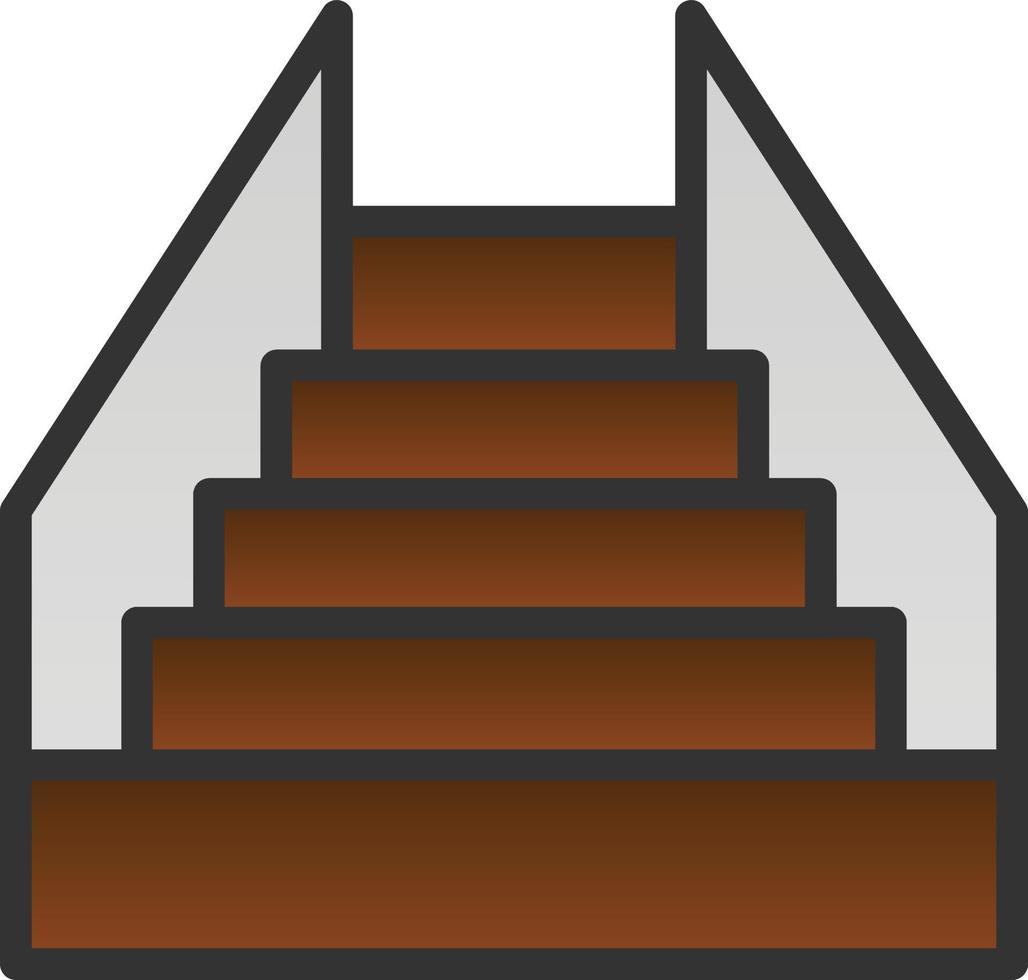 Stair Vector Icon Design