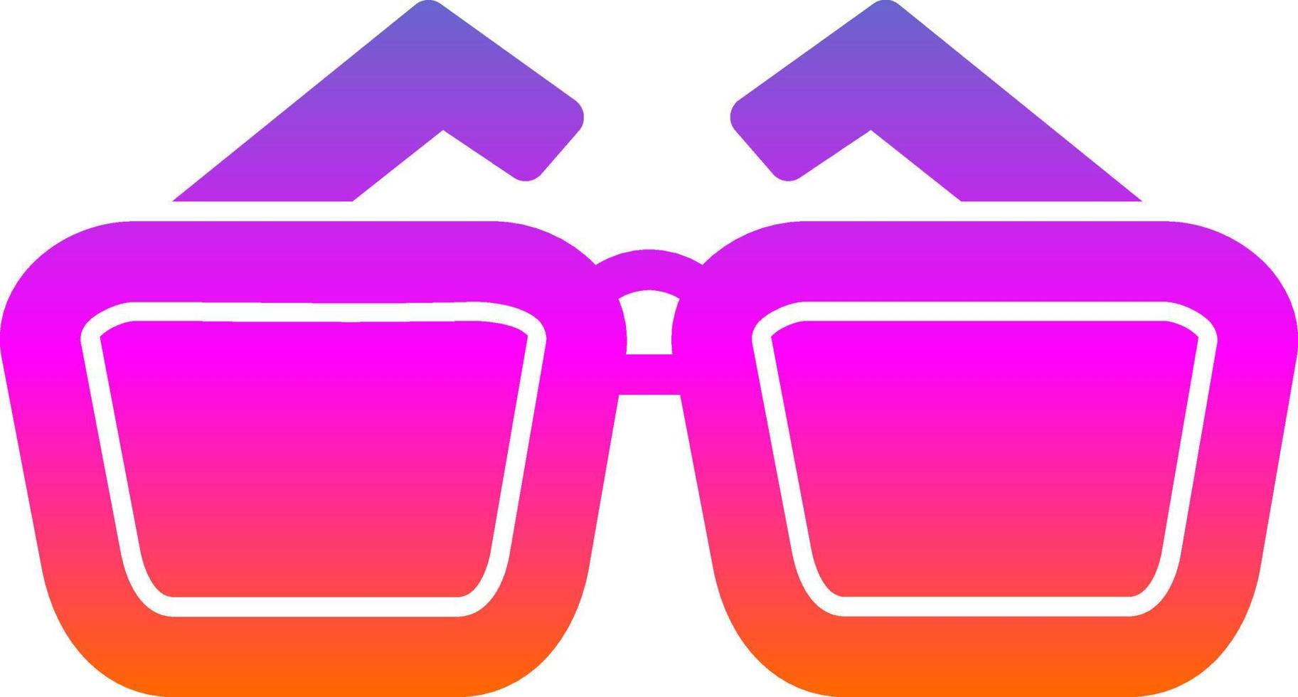 Glasses Vector Icon Design