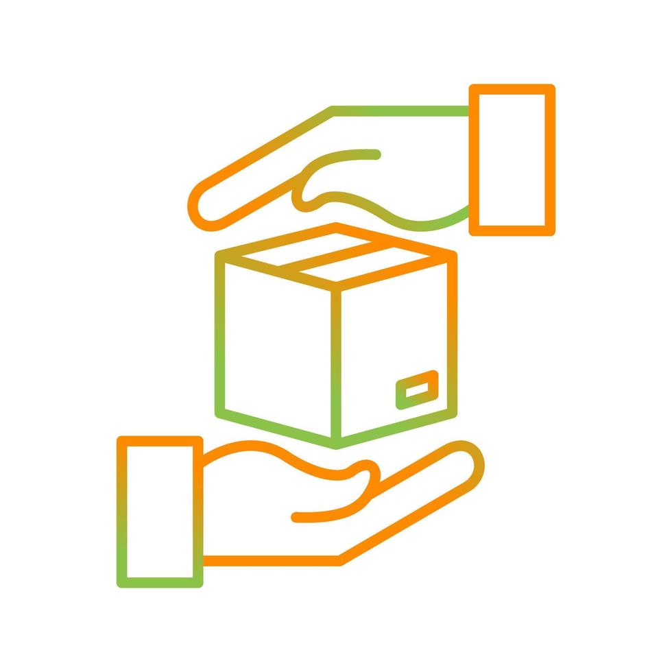 Receive Package Vector Icon