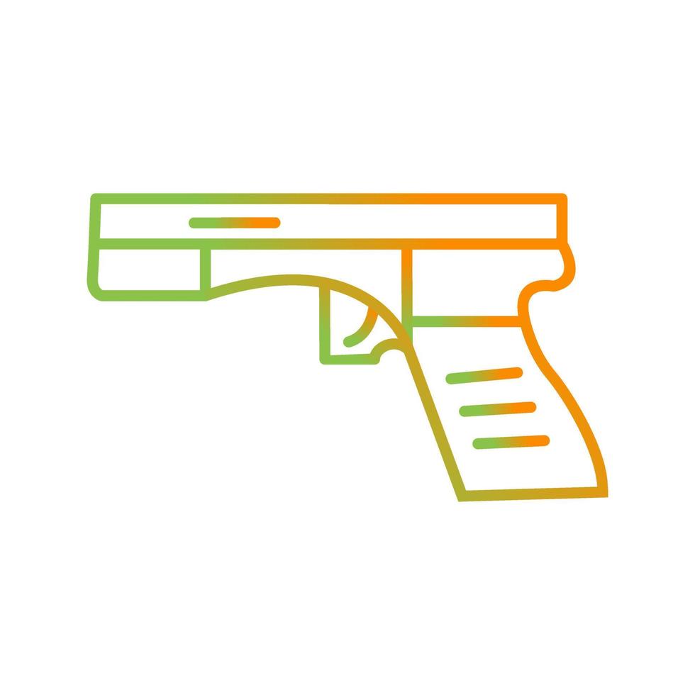 icono de vector de pistola