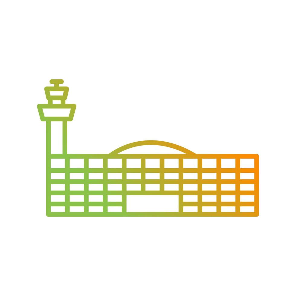 Airport Building Vector Icon