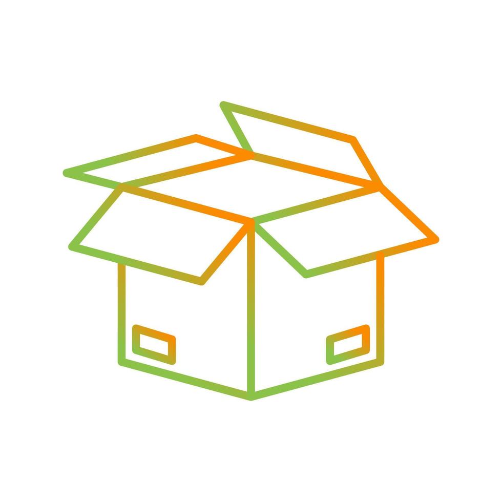 Open Box Vector Icon