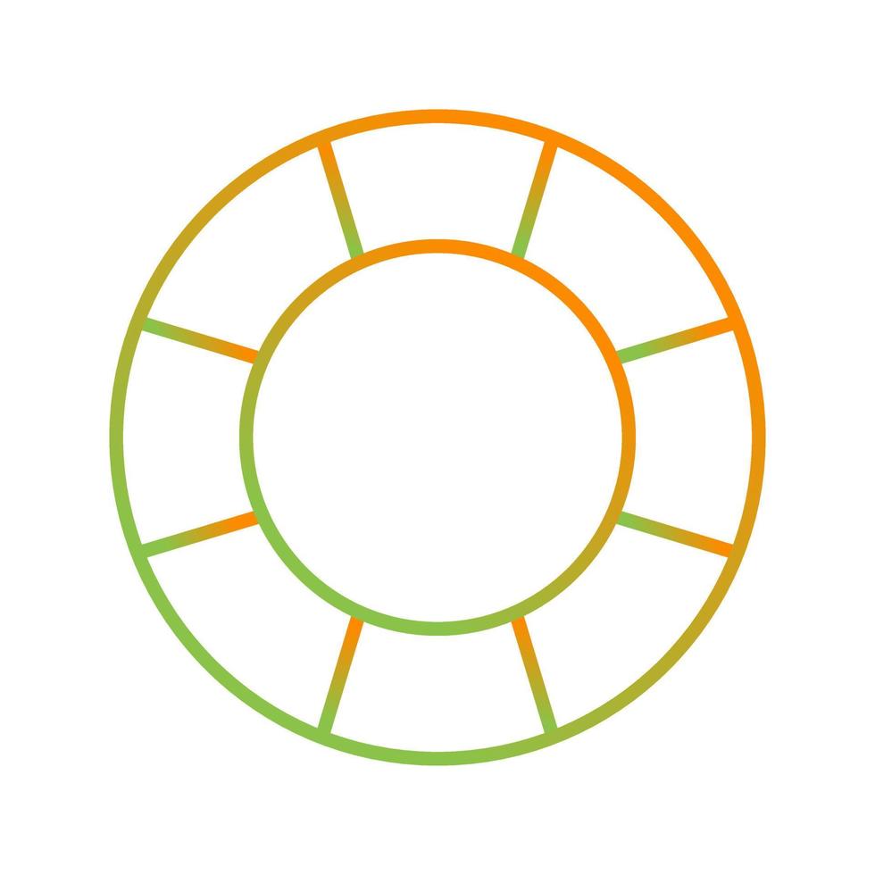 Life Saving Tube Vector Icon