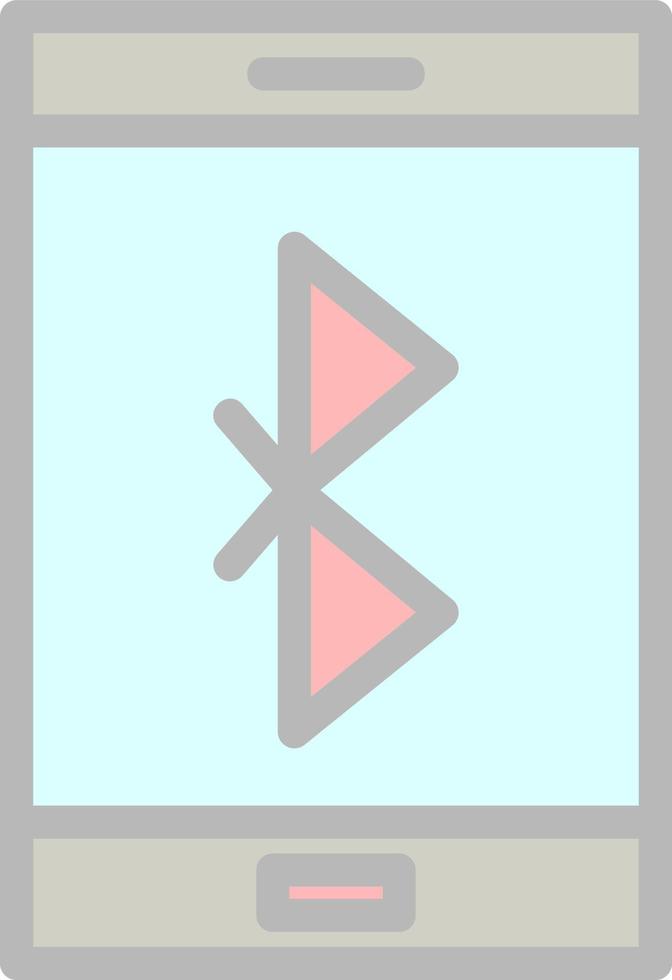 diseño de icono de vector de bluetooth