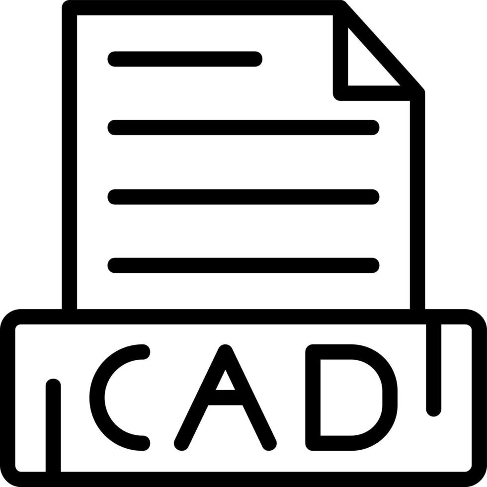 Cad Vector Icon Design