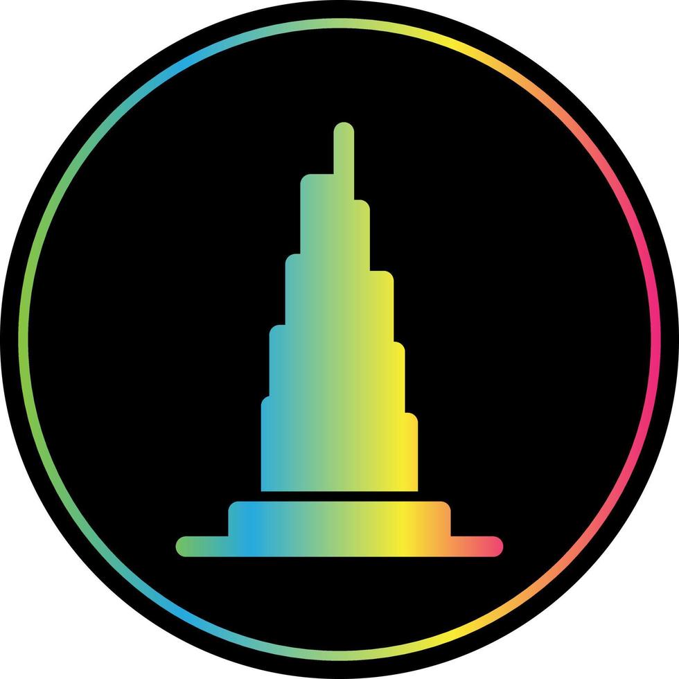 Burj Khalifa Vector Icon Design