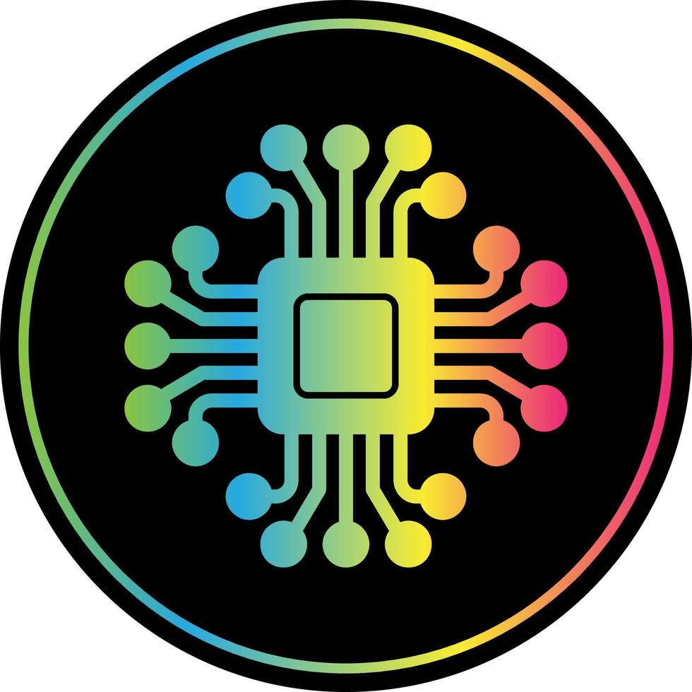 Artificial Intelligence Vector Icon Design