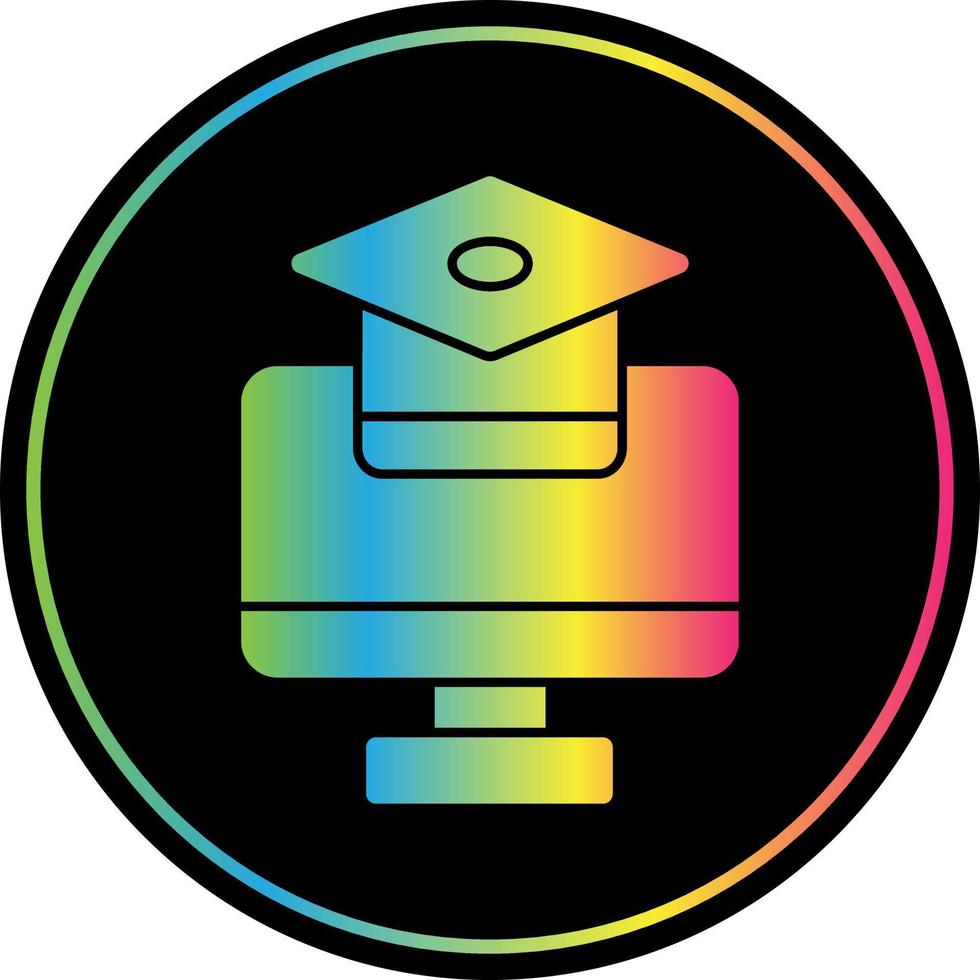 Online Education Vector Icon Design