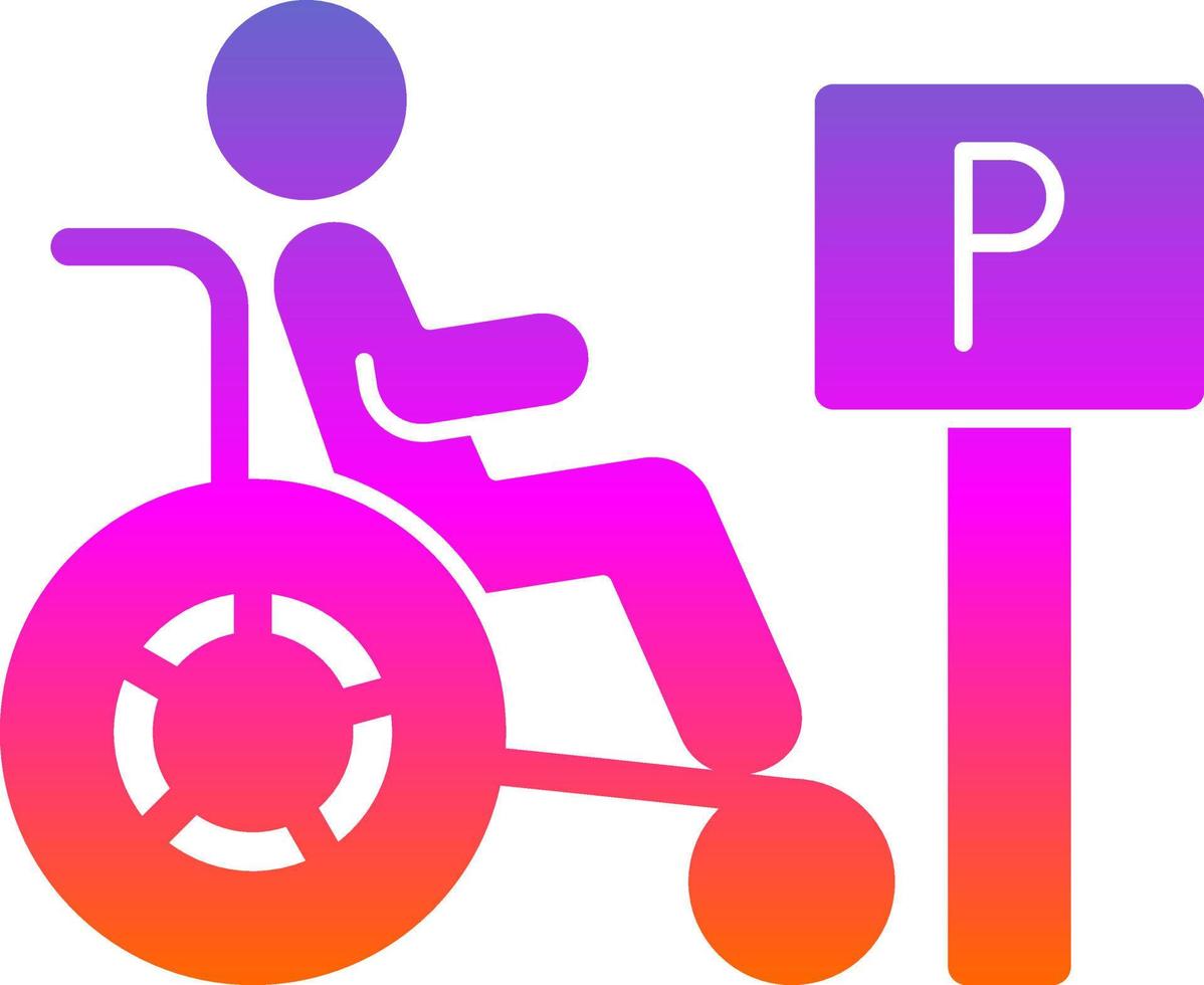 Handicap Vector Icon Design