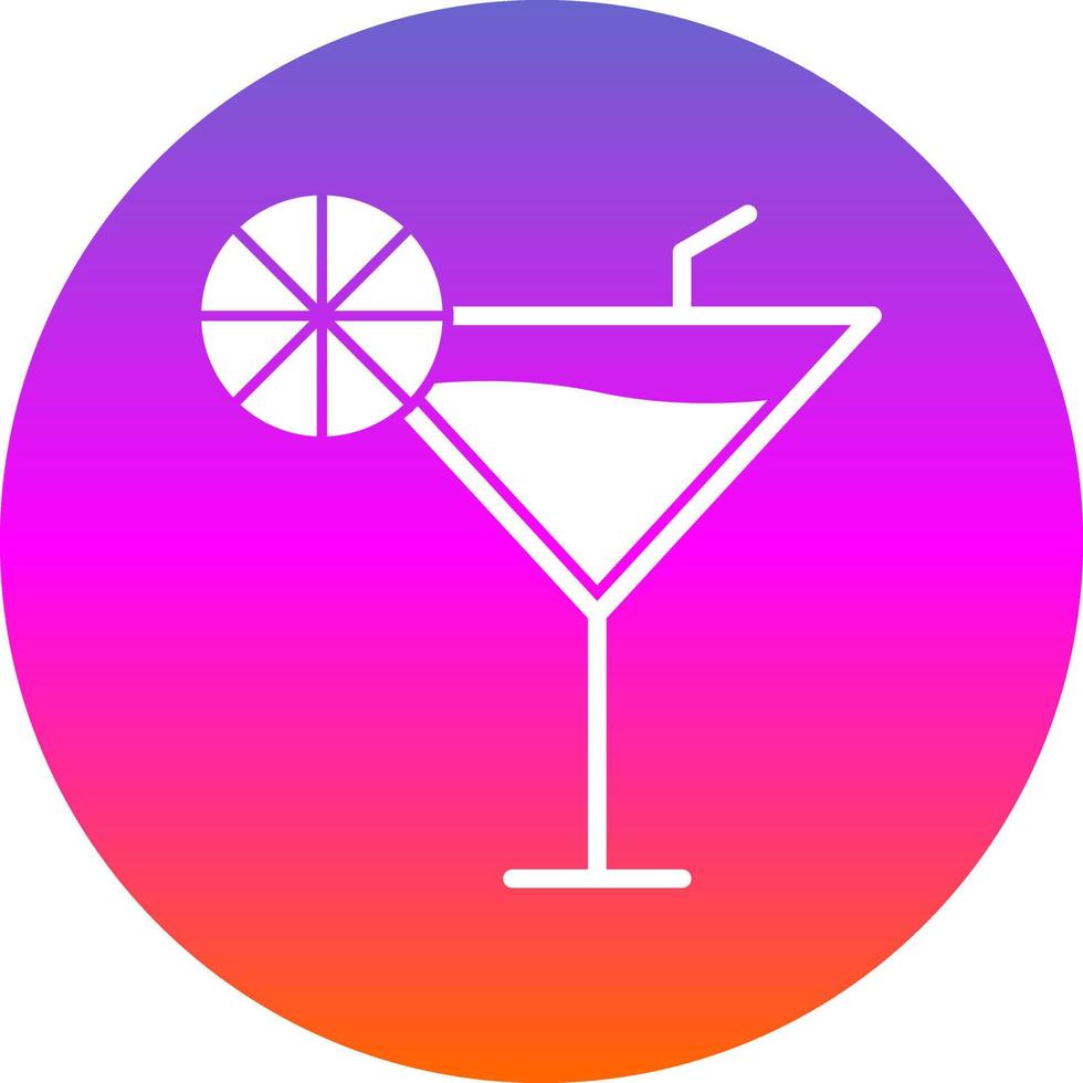 Cocktail Vector Icon Design