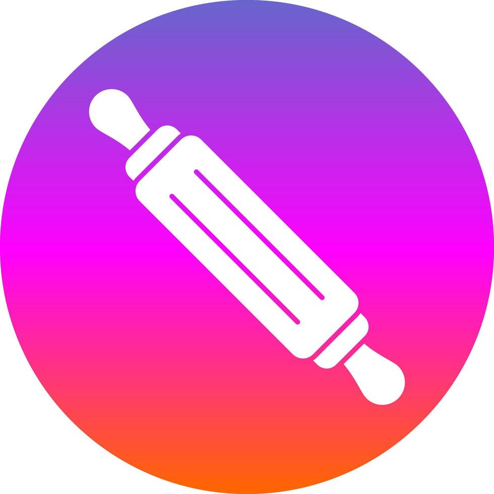 Rolling Pin Vector Icon Design