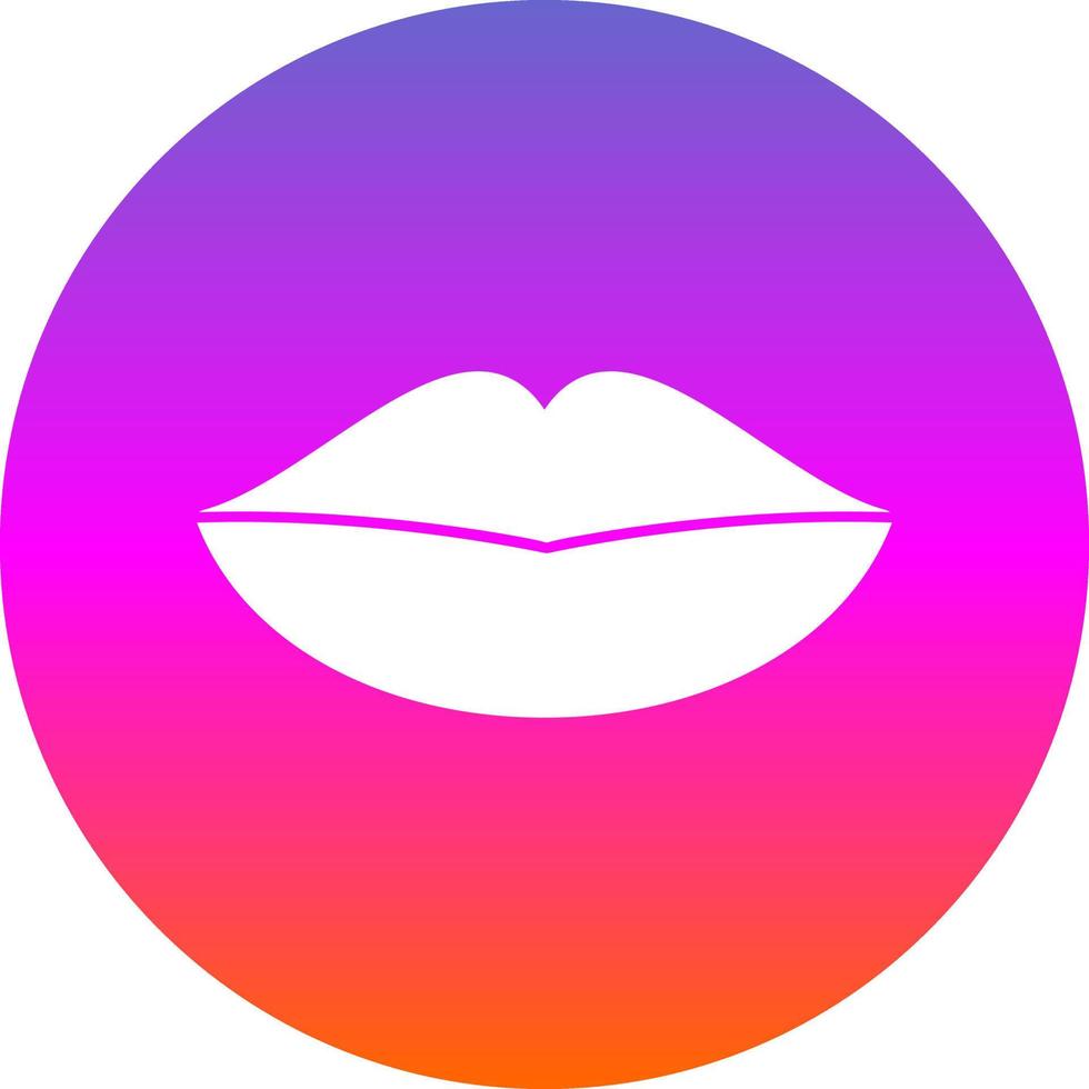 Lip Vector Icon Design