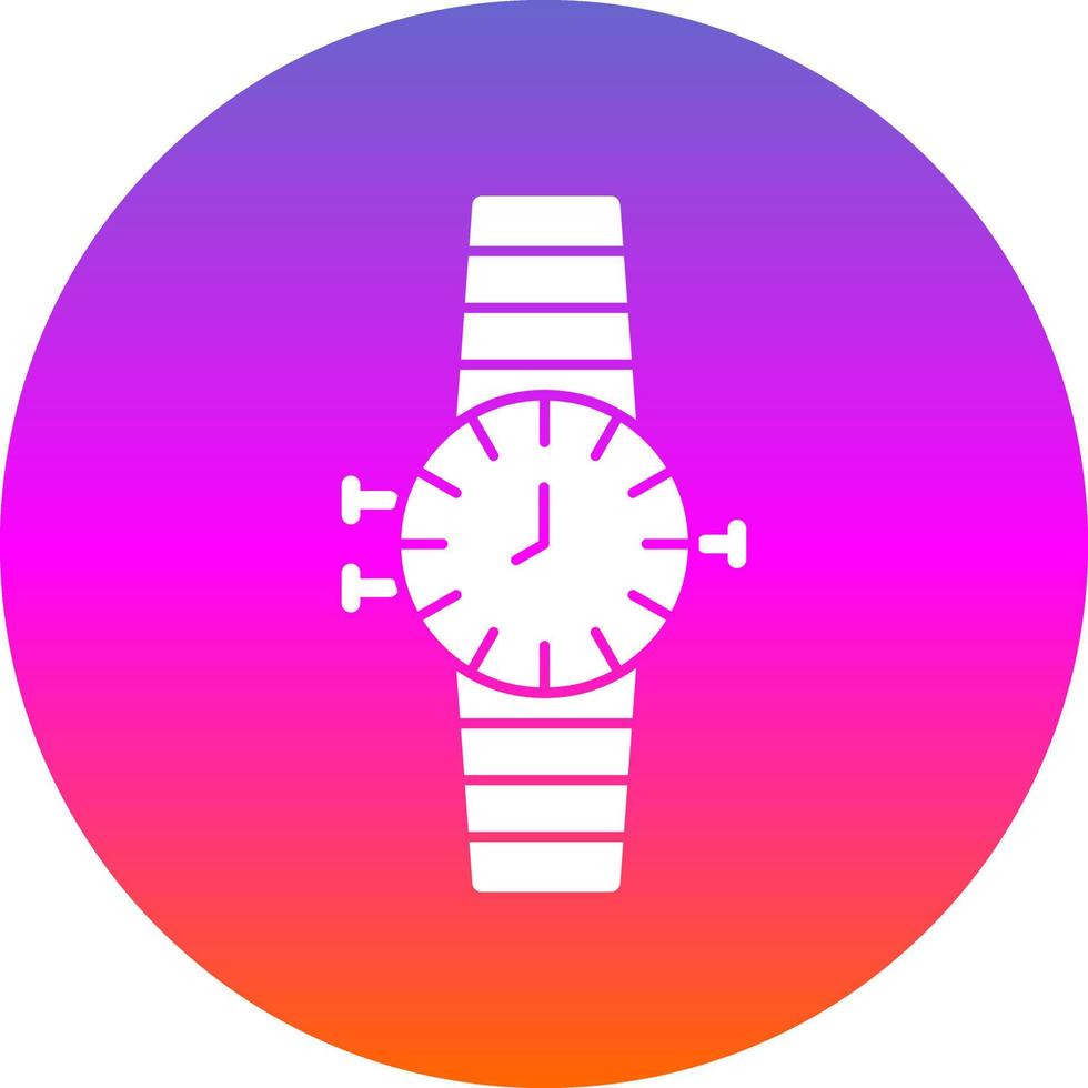 diseño de icono de vector de reloj de pulsera
