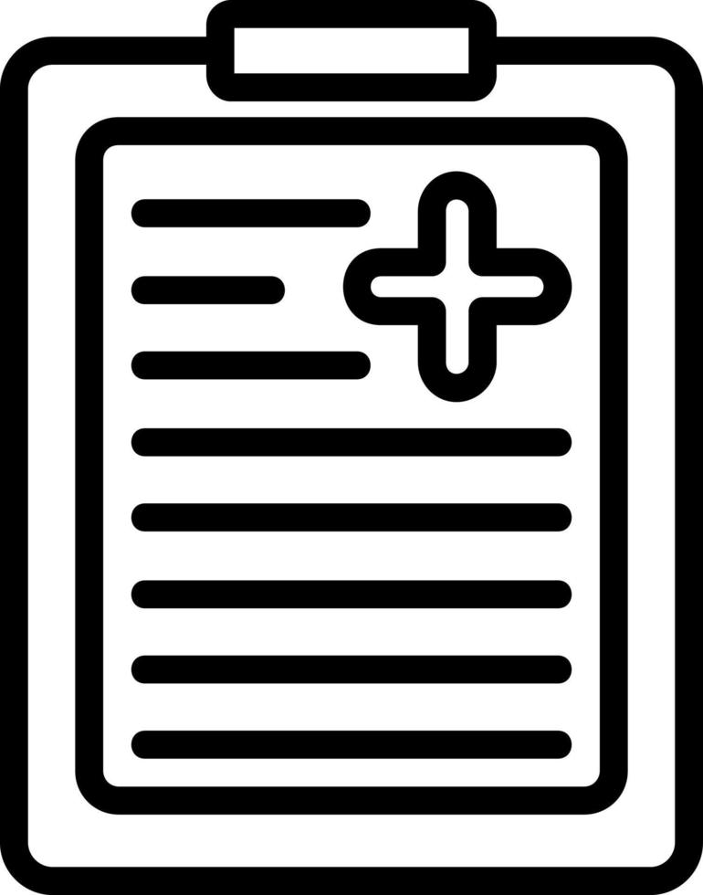 Medical Report Vector Icon Design