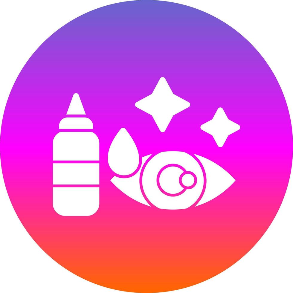 Artificial Tears Vector Icon Design