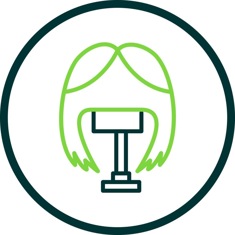 Wig Vector Icon Design