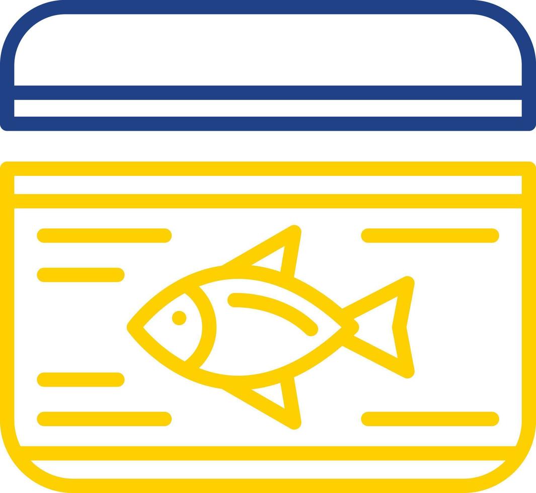 Tuna Can Vector Icon Design