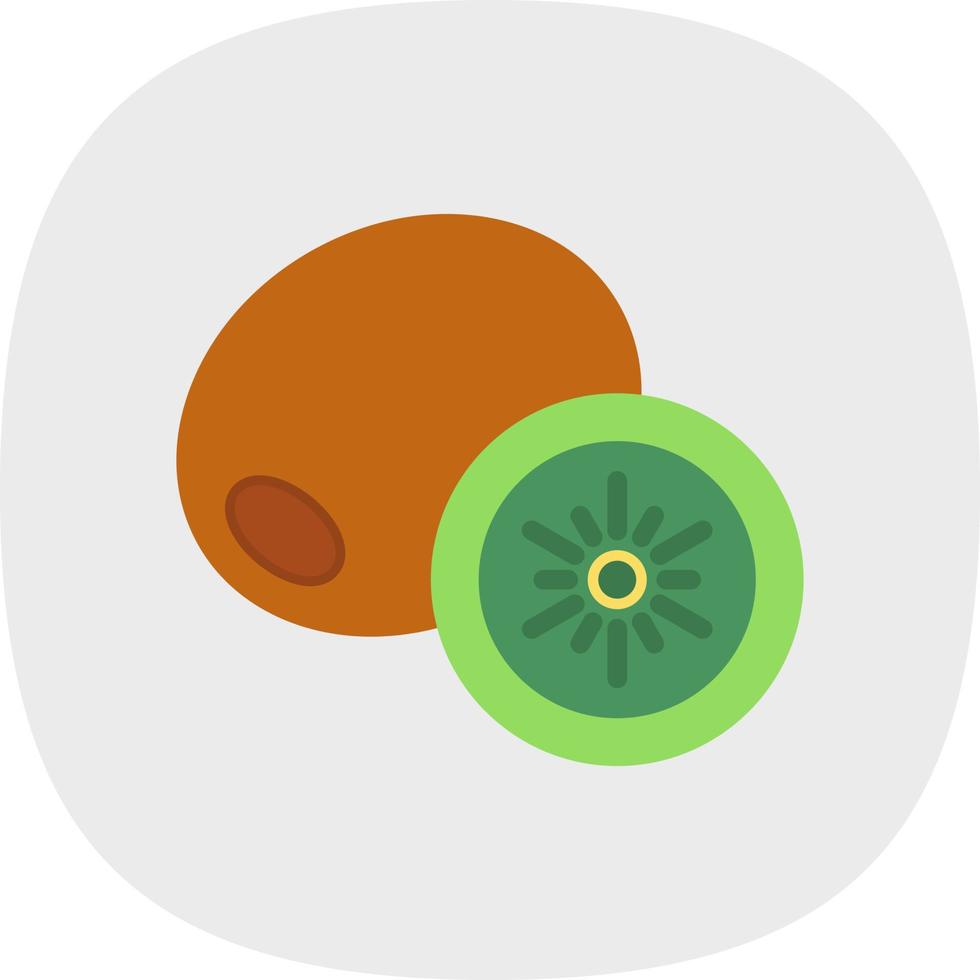 Kiwi Vector Icon Design