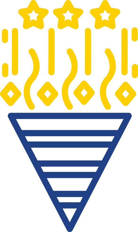 Confetti Vector Icon Design