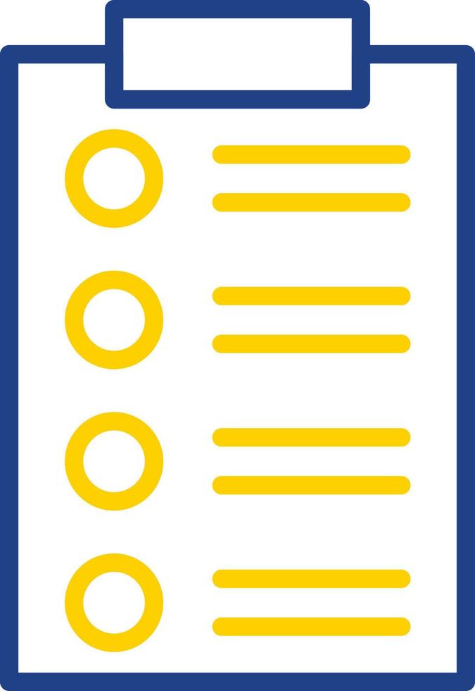List Vector Icon Design