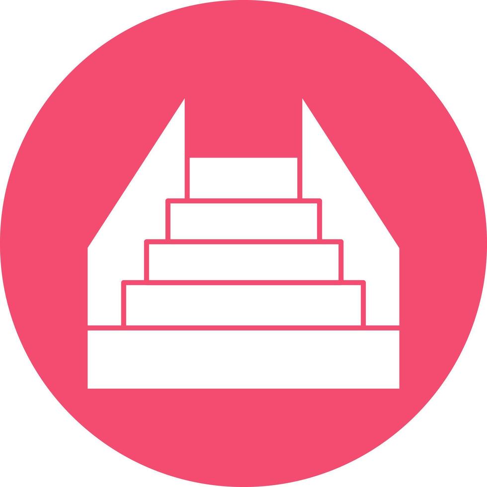 Stair Vector Icon Design