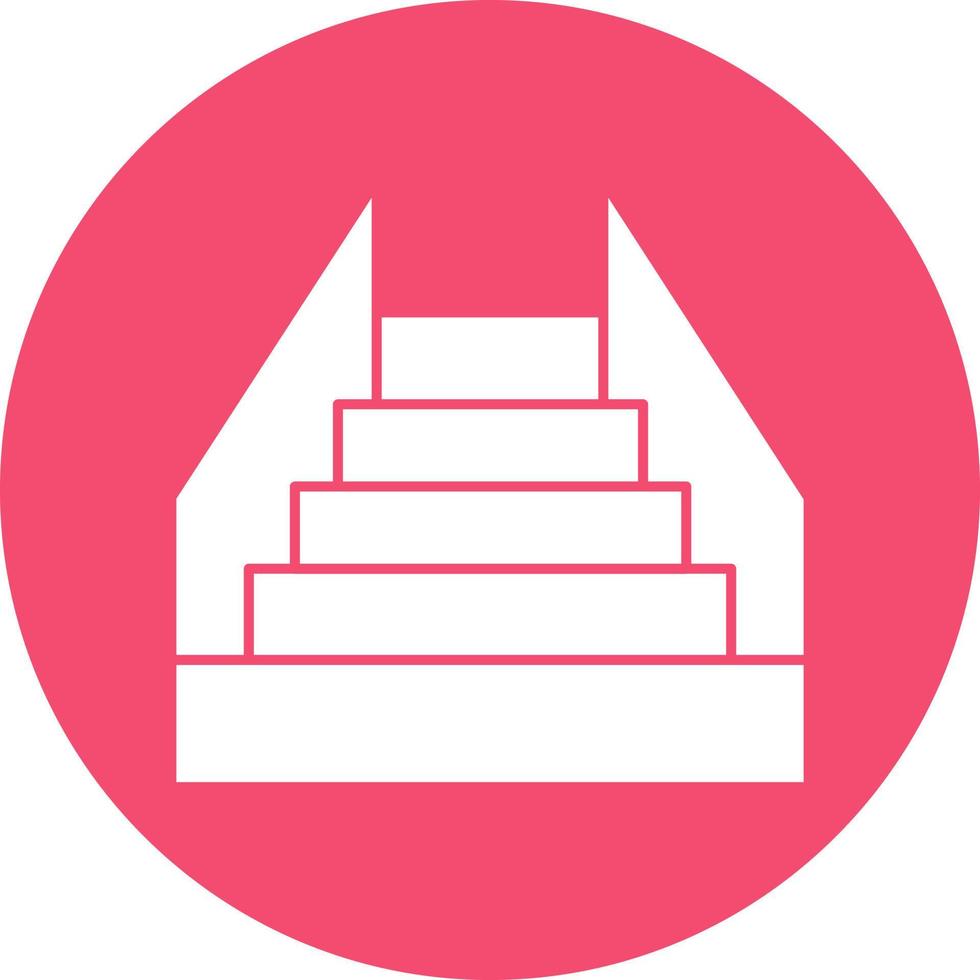 Stair Vector Icon Design