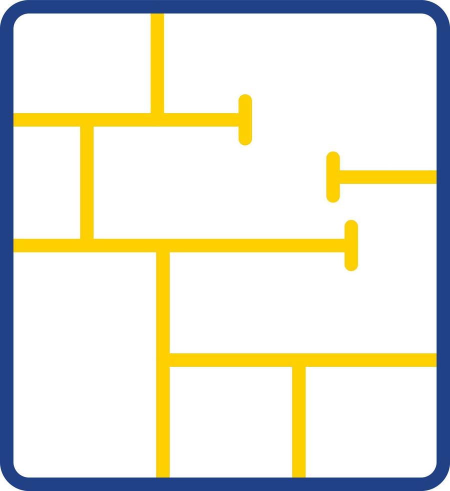 Floor Plan Vector Icon Design