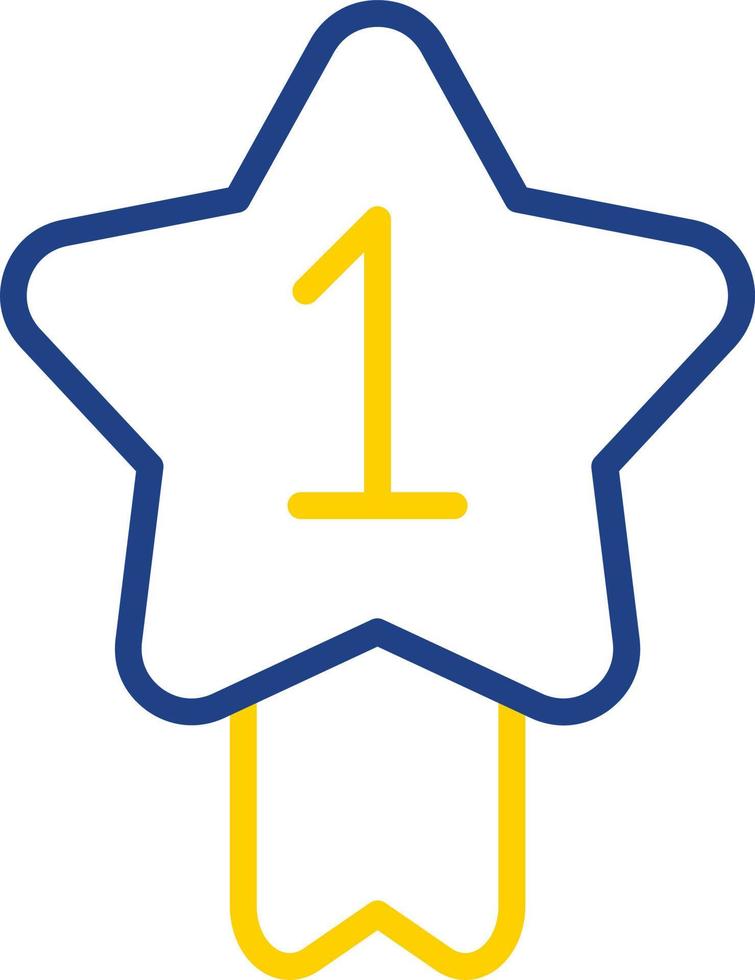First Prize Vector Icon Design