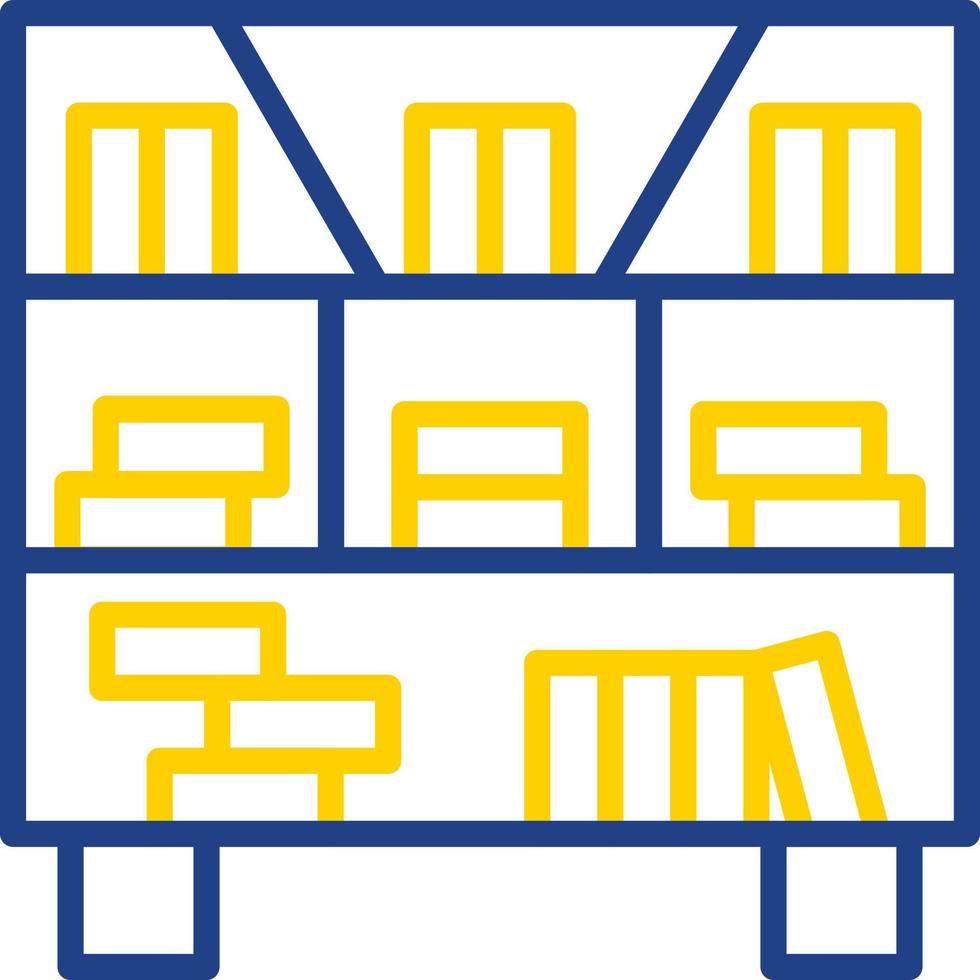 Bookshelve Vector Icon Design