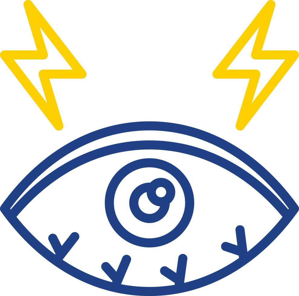 Dry Eyes Vector Icon Design