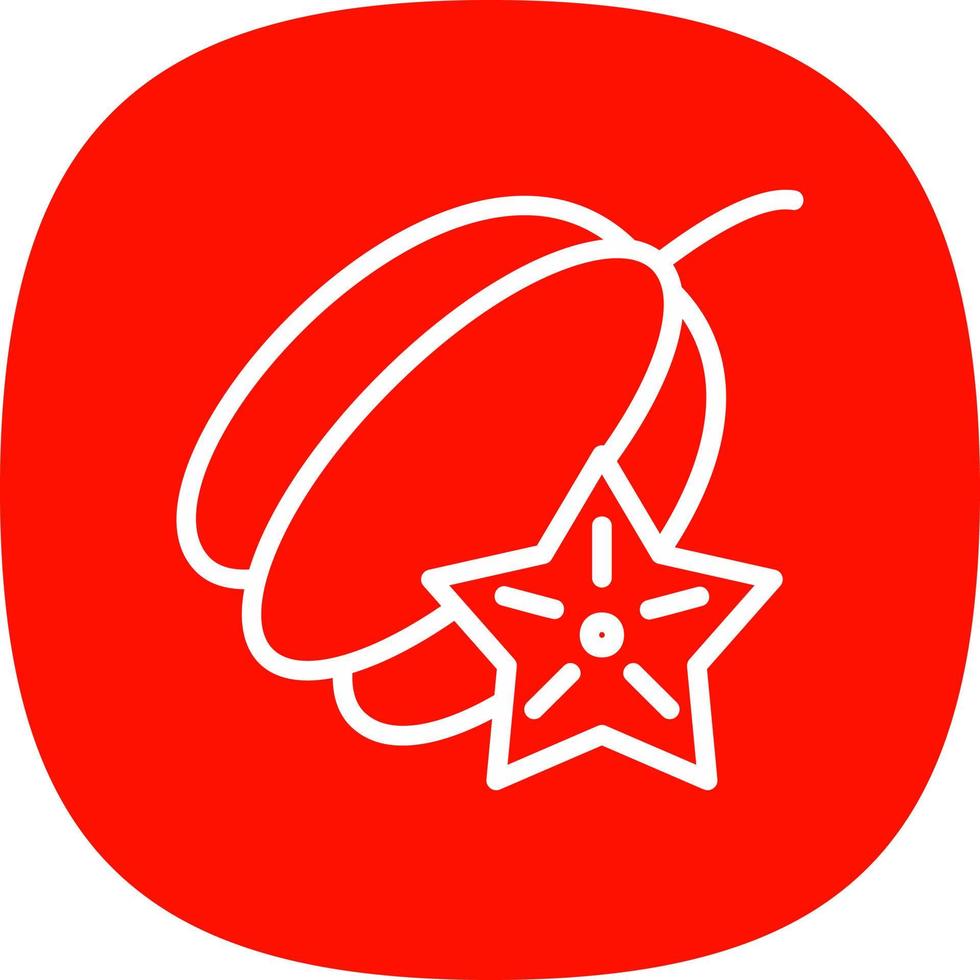 Carambola Vector Icon Design