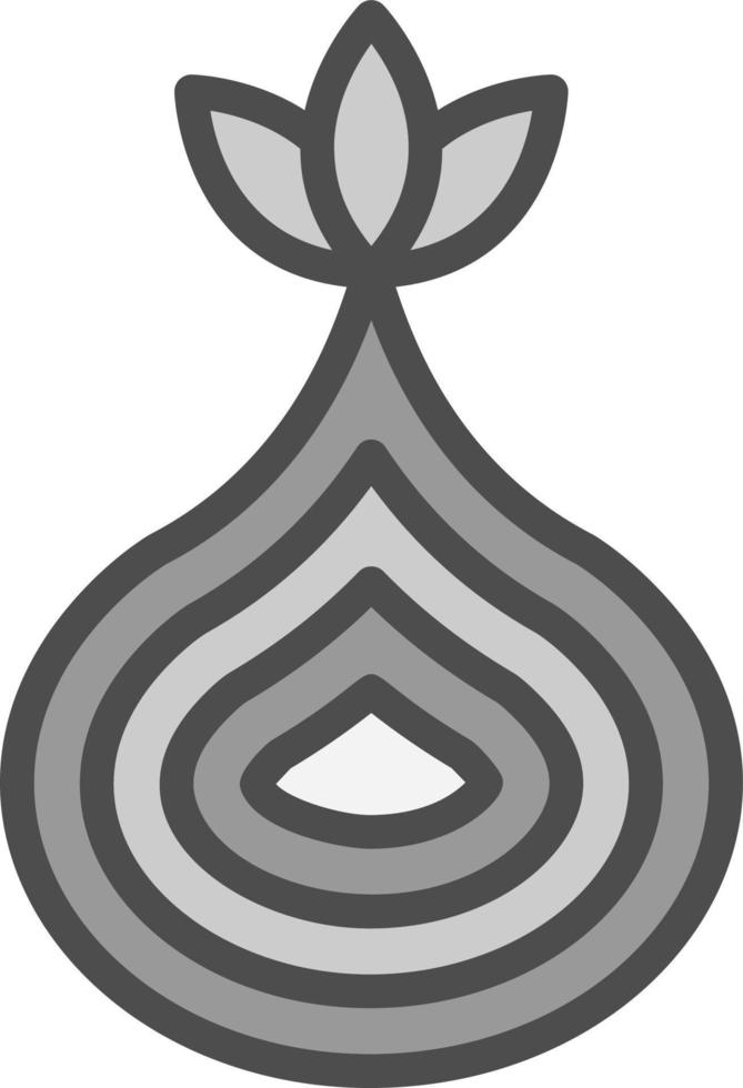 Onion Vector Icon Design