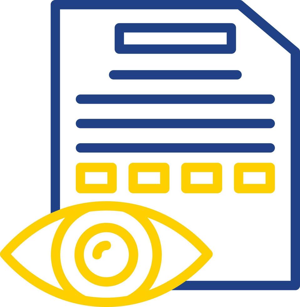 Eye Test Vector Icon Design