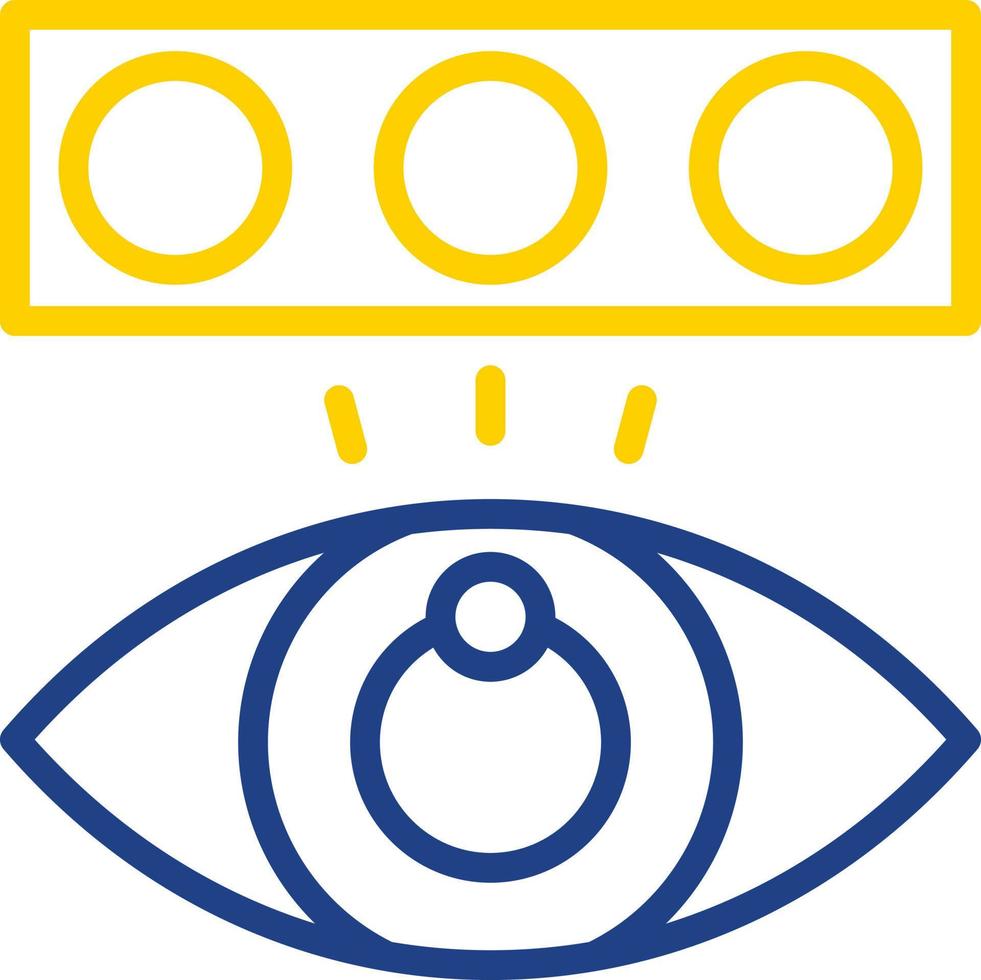 Color Blindness Test Vector Icon Design