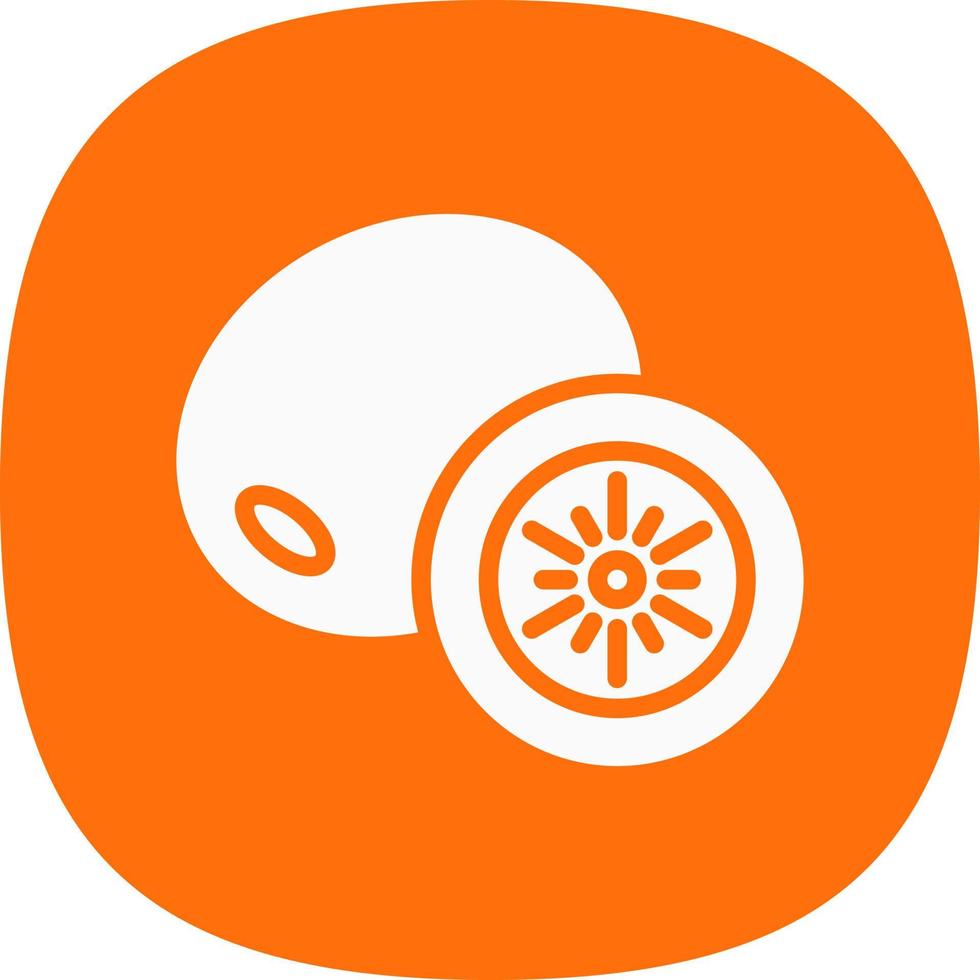 Kiwi Vector Icon Design