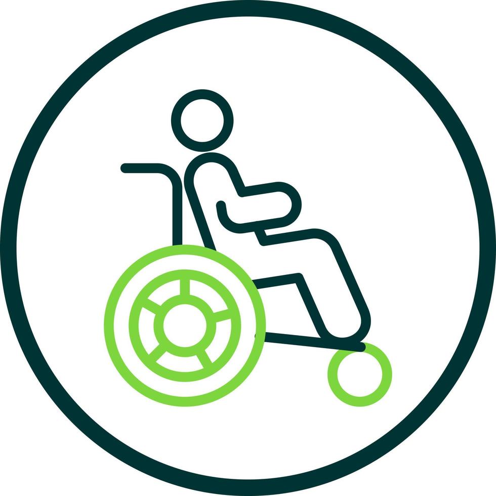 Disability Vector Icon Design