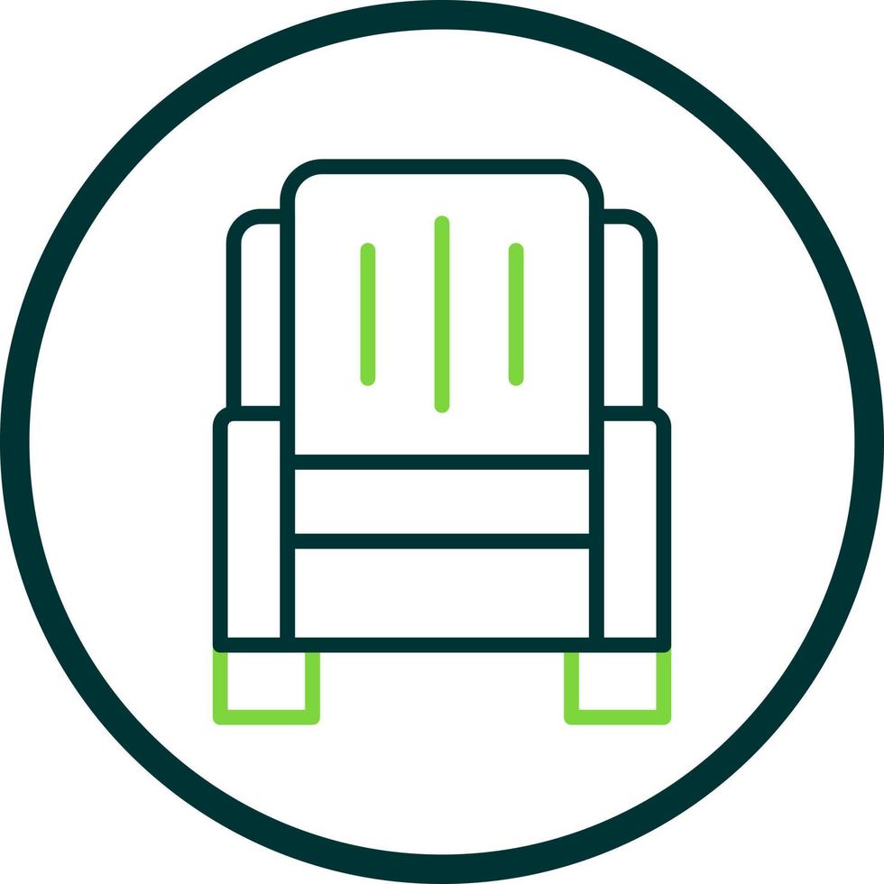 Armchair Vector Icon Design