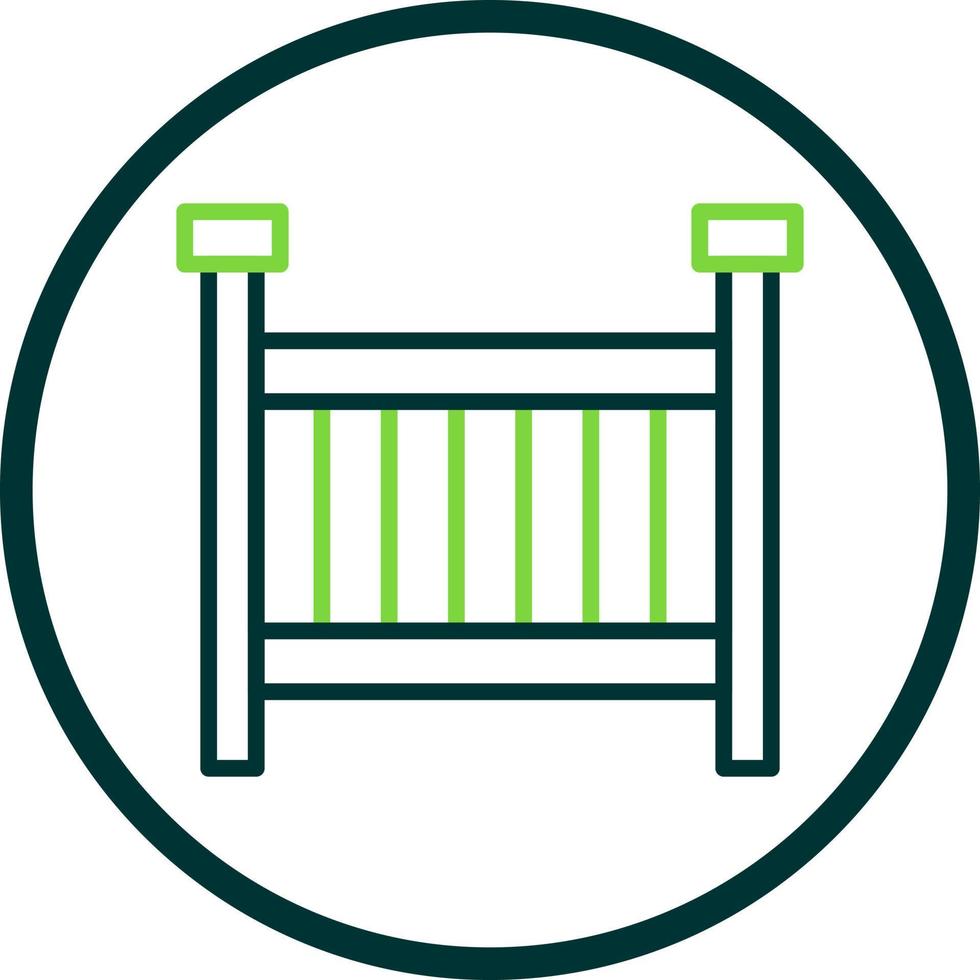 Crib Vector Icon Design