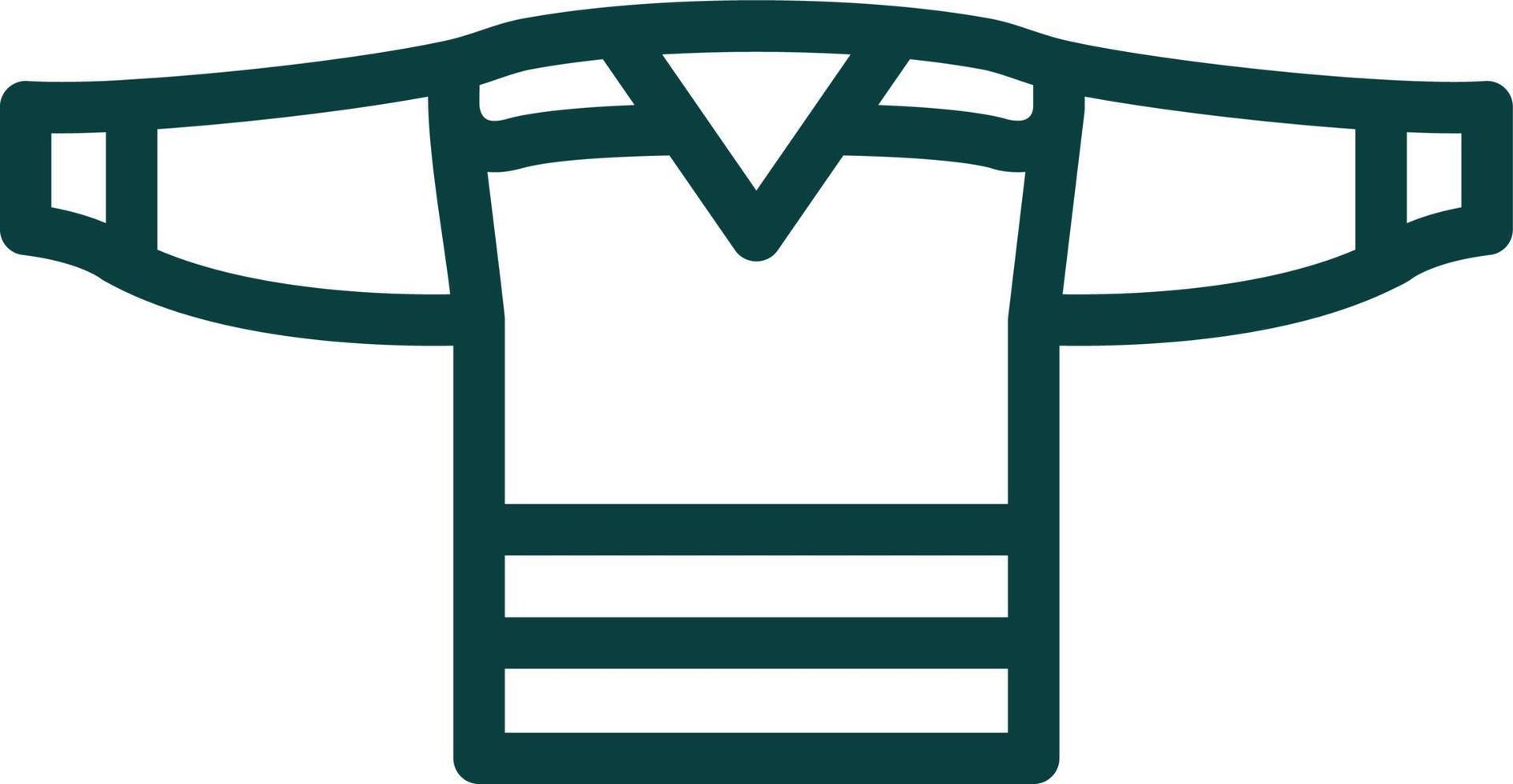 diseño de icono de vector de camiseta de hockey