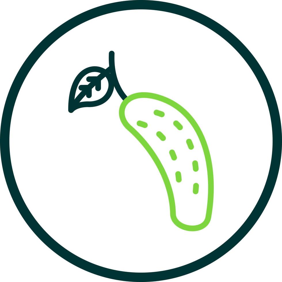 Cucumber Vector Icon Design