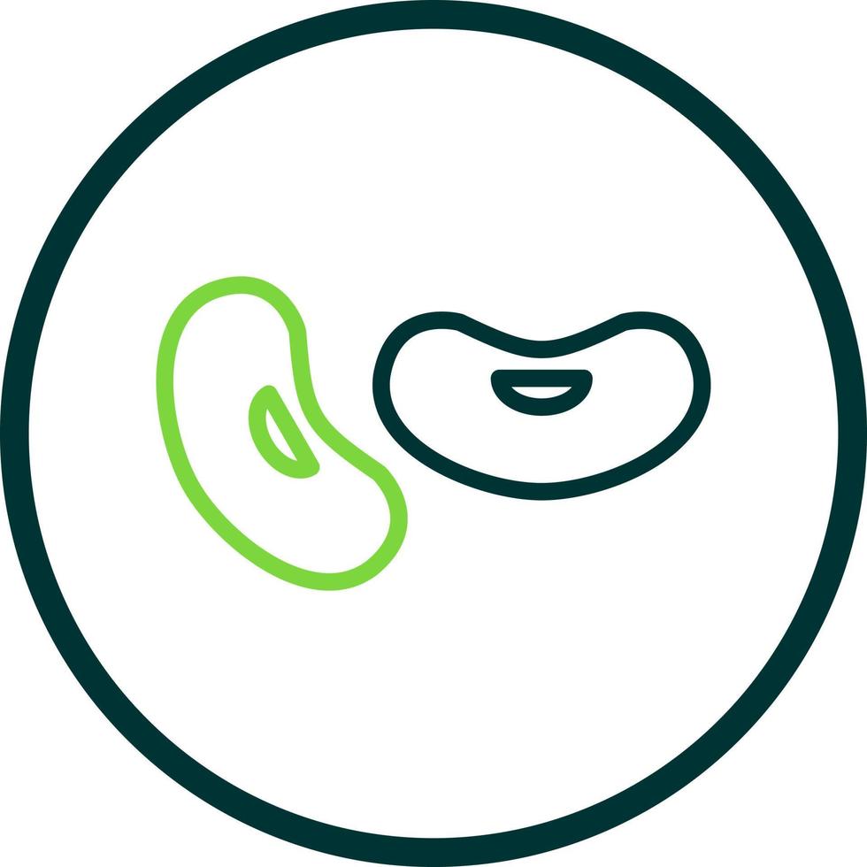 Bean Vector Icon Design