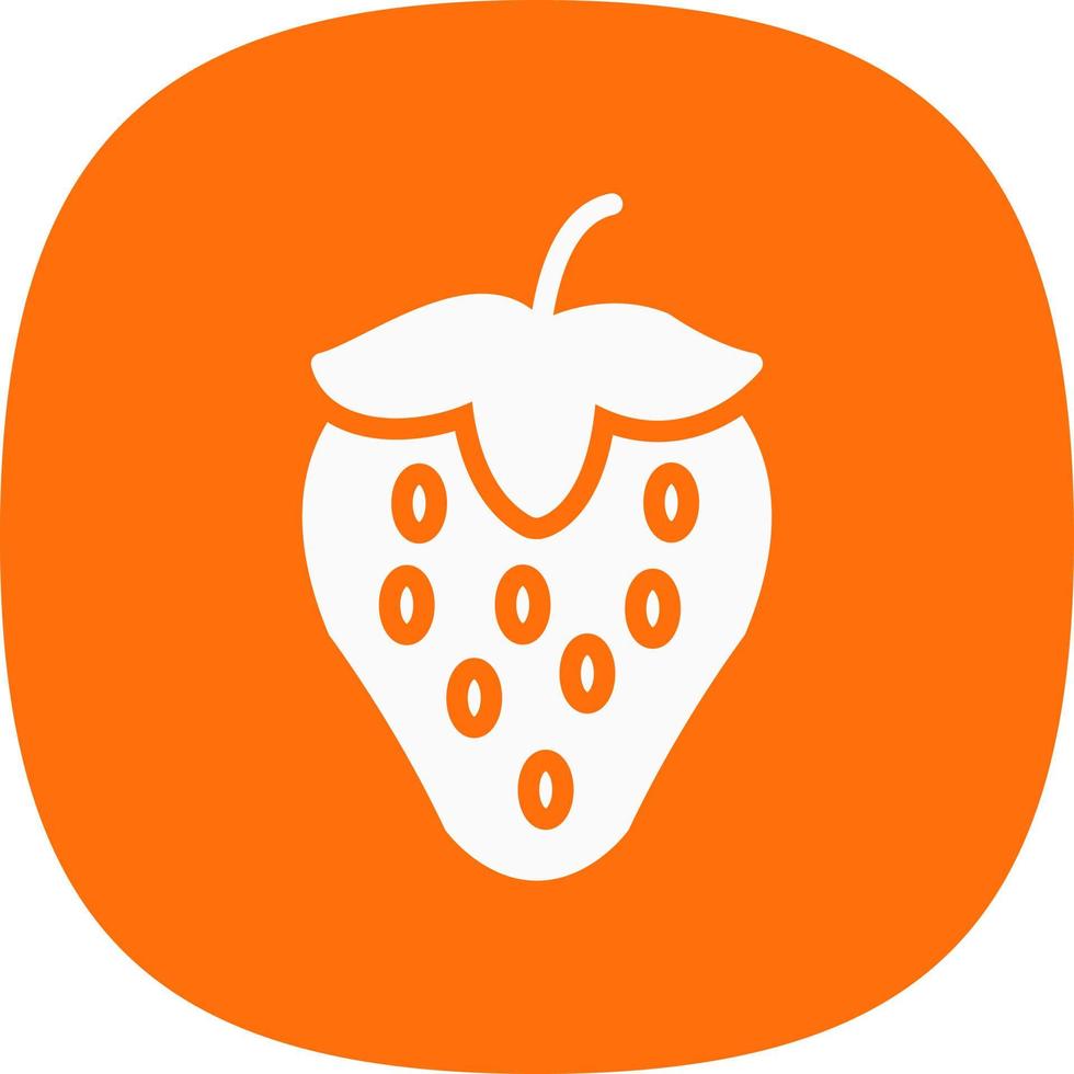 Strawberry Vector Icon Design