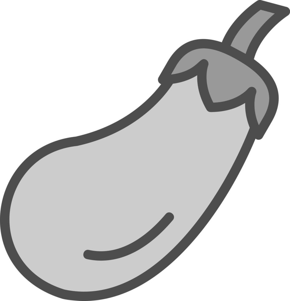 Eggplant Vector Icon Design