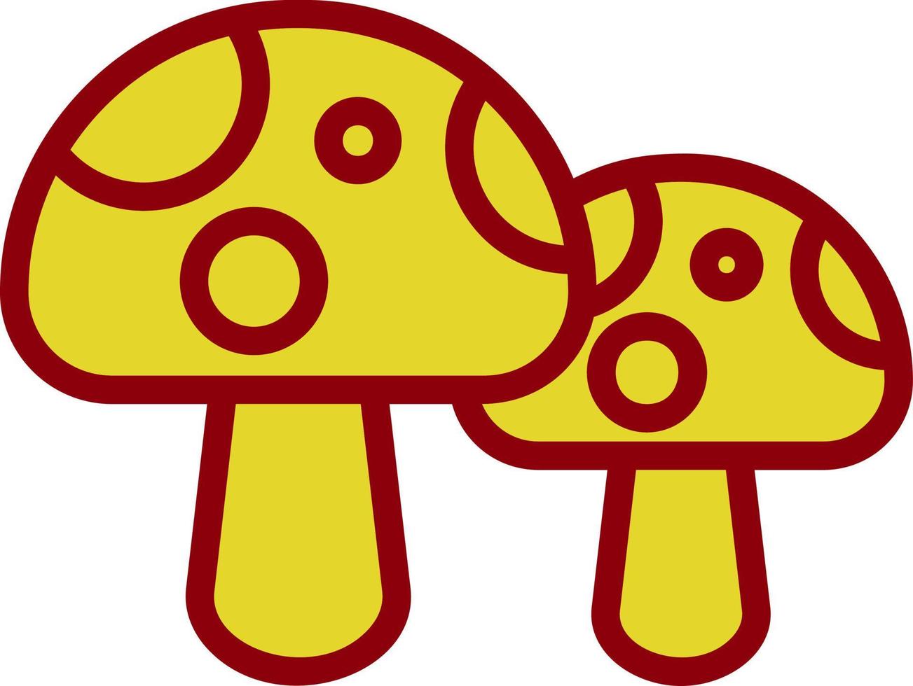 Mushroom Vector Icon Design