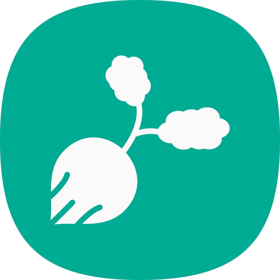 Radish Vector Icon Design