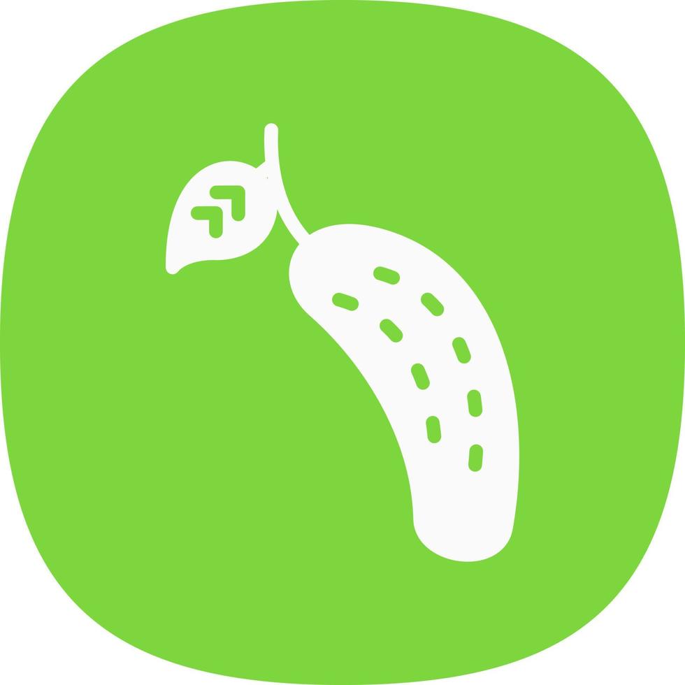 Cucumber Vector Icon Design