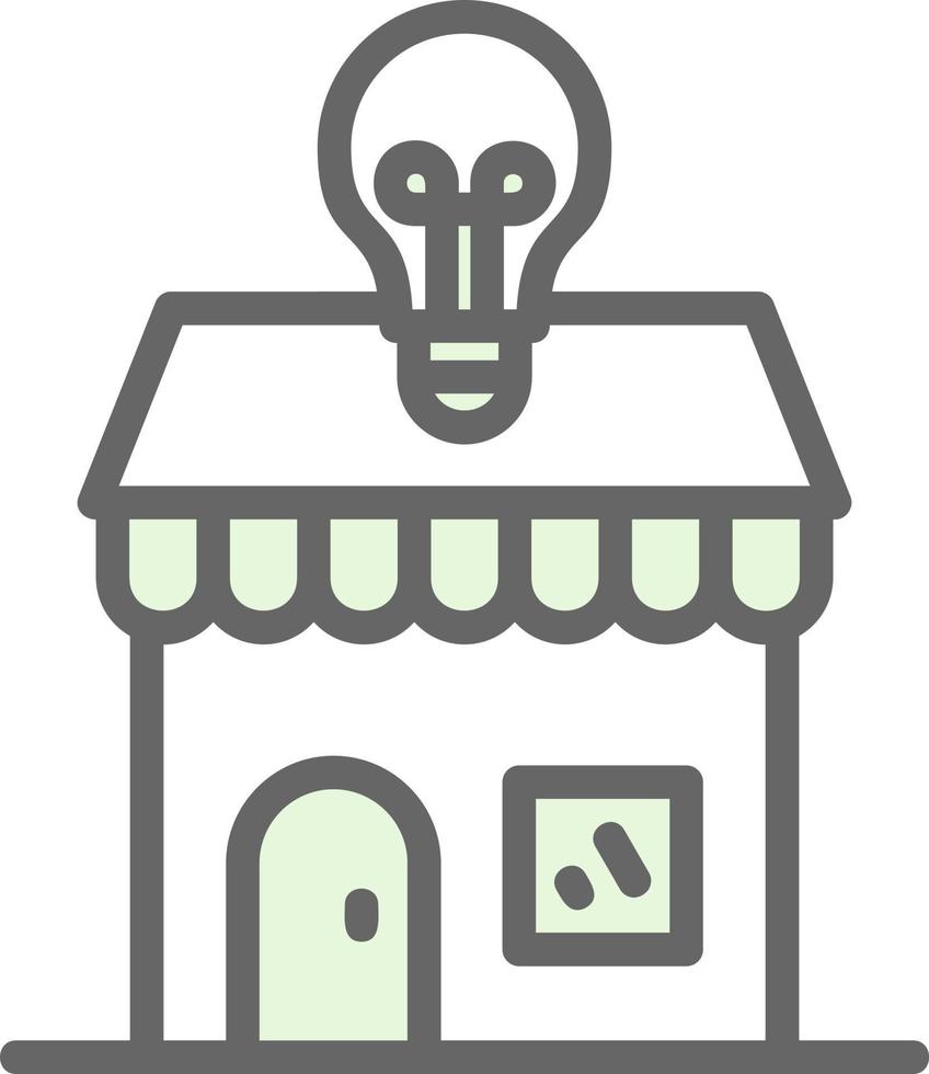 Electronics Shop Vector Icon Design