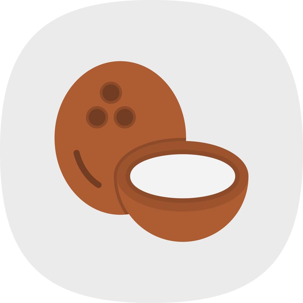Coconut Vector Icon Design