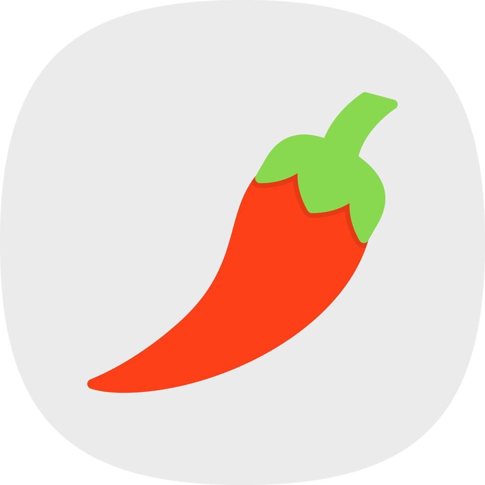 Chilli Pepper Vector Icon Design